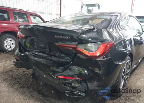 2021 BMW M440I xDrive из США, поврежденный, VIN WBA13AR07MCF60297